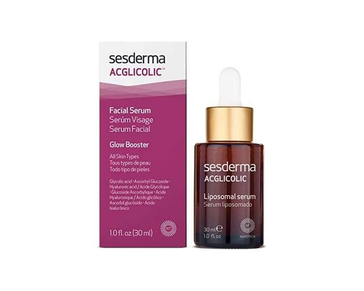 Sesderma Acglicolic Liposomal Serum Anti-Wrinkle Resurfacing Gentle Peel Moisturising Reduces Wrinkles Skin Renewal 30ml