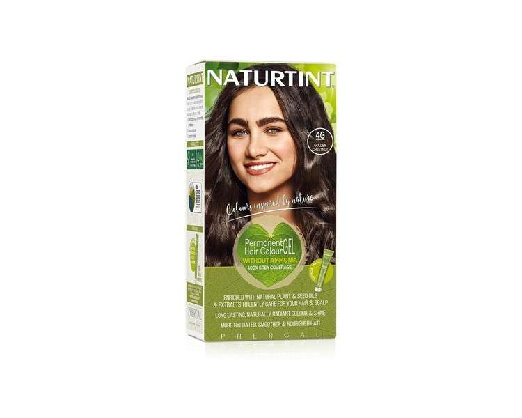 Naturtint Permanent Hair Colour 4G Golden Chestnut 170ml