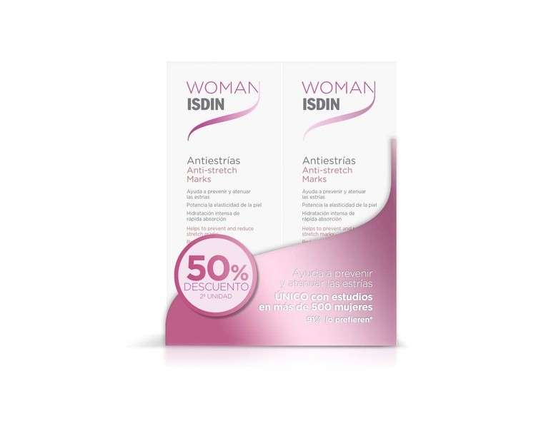 Isdin Woman Anti Stretch Marks 250ml - Pack of 2