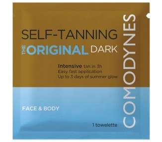 Comodynes Intensive Self Tan Towelettes 8 Count