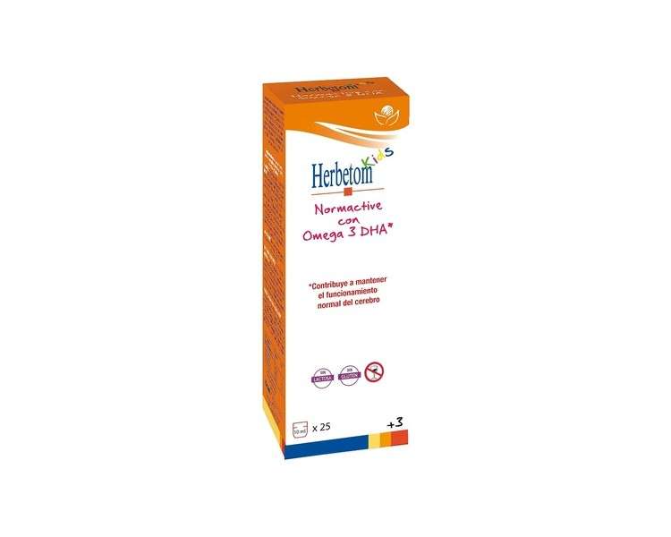 Kids Normactive 250ml with Omega 3, Vitamins A, E, D for Active Children - Herbetom Bioserum