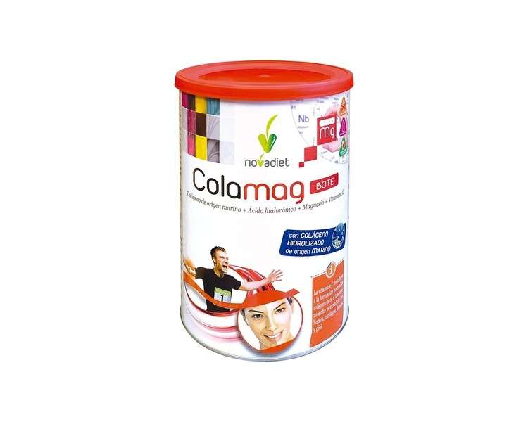 Novadiet Colamag with Marine Collagen Magnesium Hyaluronic Acid and Vitamin C Food Supplement 300g