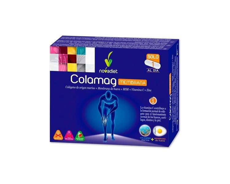 Colamag Membrane Capsules with Marine Collagen Egg Membrane MSM Vitamin C Zinc 1 Month Supply