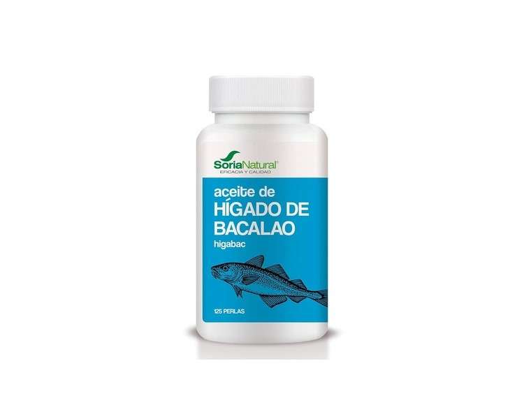 Higabac 400mg 125 Perlas Higado Bacalao