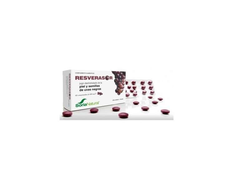 Soria Natural Resverasor 600mg Facial Hydrating Treatment 60 Tablets