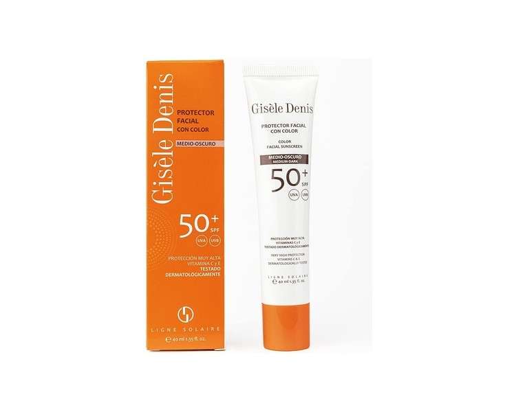 Gisèle Denis Color Facial Sunscreen SPF50+ Medium/Dark 40ml