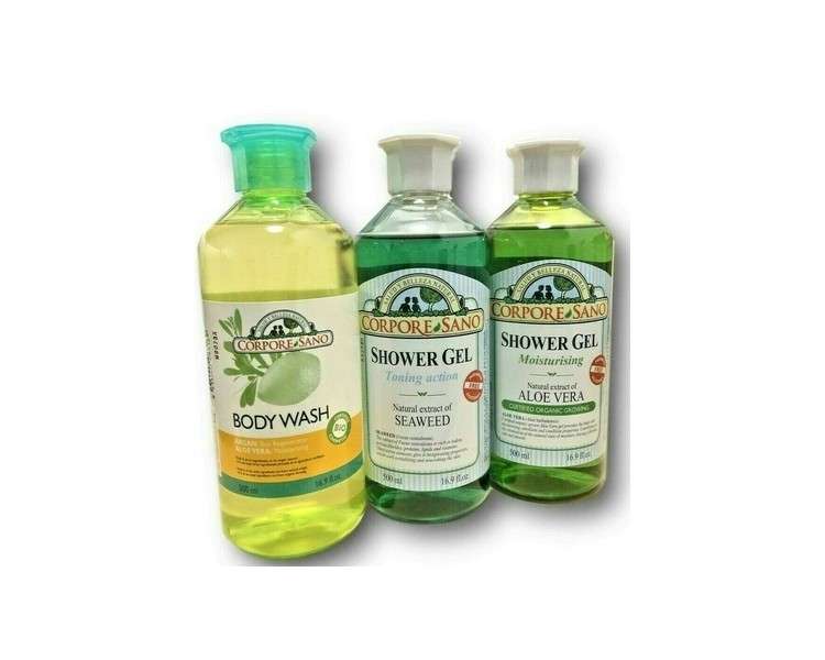 Corpore Sano Shower Gel Body Wash No Parabens Silicones Certified Bio Extract