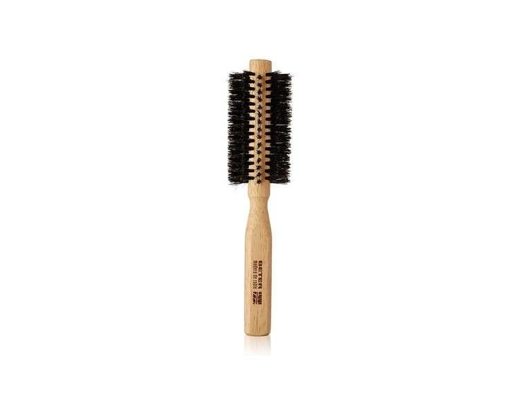 Round Oak Wood Brush with Mixed Bristles 46mm Diameter