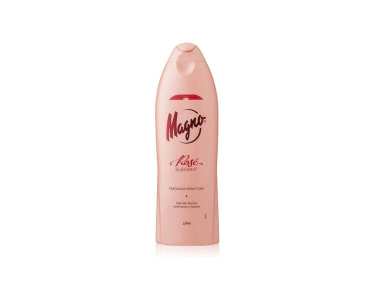 Magno Rose Shower Gel with Almond Oil 550ml