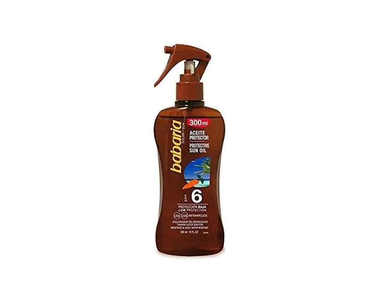 Babaria Carrot Tanning Oil Spray SPF 6 300ml