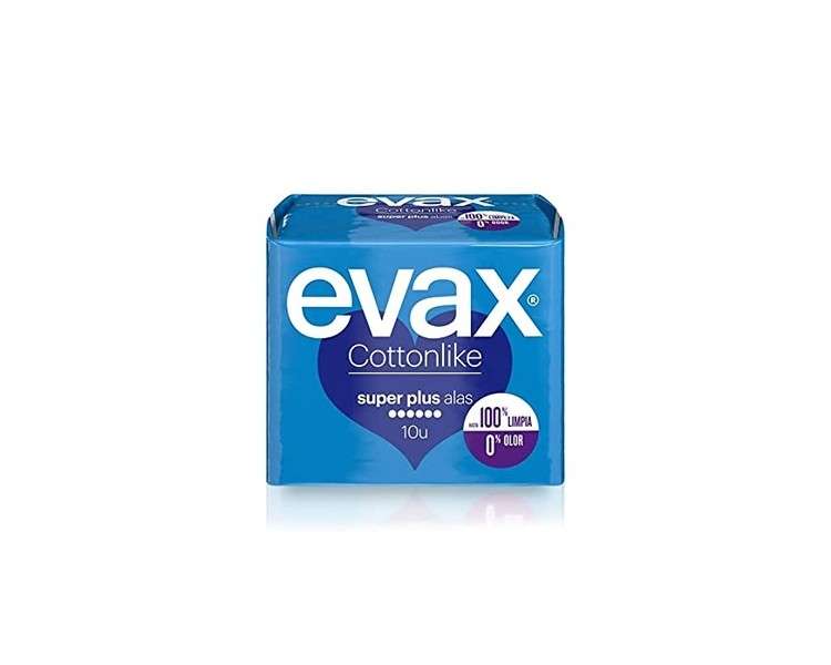 EVAX Cottonlike Super Plus Sanitary Pad with Wings 10 Units