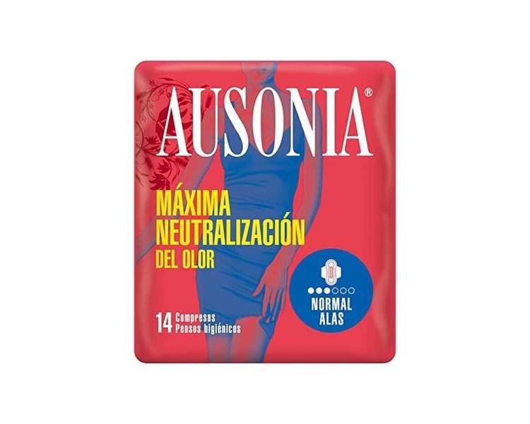 Ausonia Sanitary Towels Normal Wings