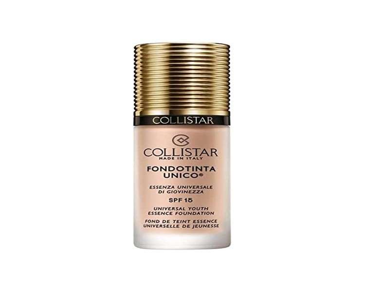 Collistar Unico Foundation LSF15 Rose Ivory Foundation with Global Anti-Ageing Effect 30ml