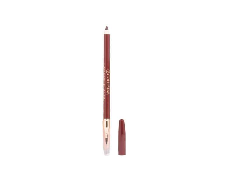 Collistar Professional Lip Liner Pencil N.14 Bordeaux Waterproof Long Lasting Lip Liner Blending Brush 1.2ml