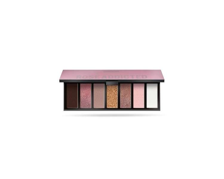 Pupa Make Up Stories Comp 7 Multi-Finish Eyeshadows Palette Rose Addicted 004 13.3g