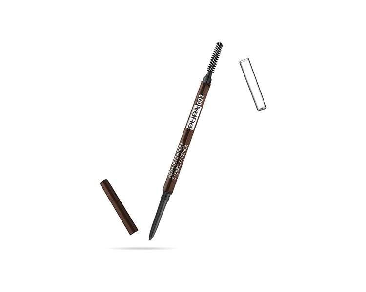 Pupa Milano High Definition Eyebrow Pencil 002 Brown for Women 0.003oz