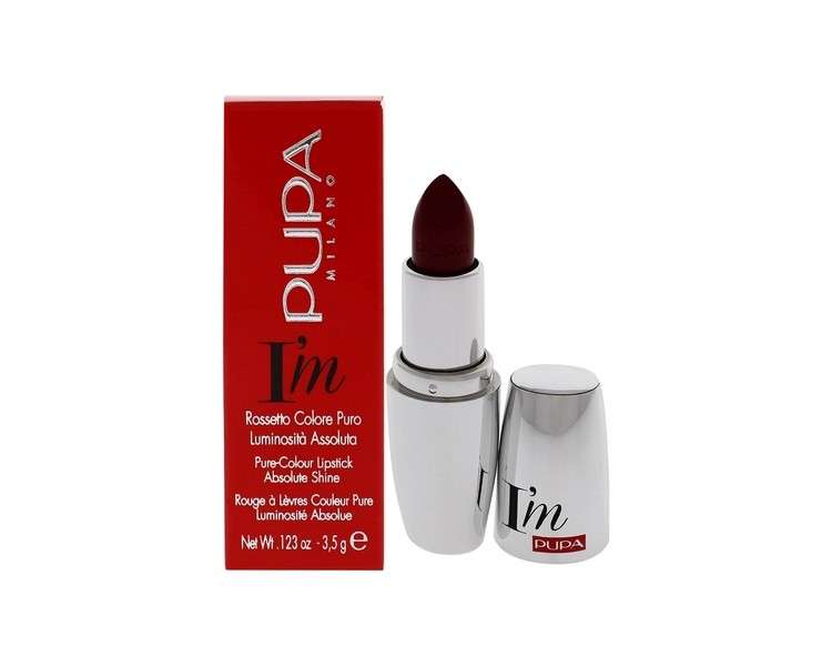 PUPA Milano I'm Pure Colour Lipstick Absolute Shine 3.5g 313 Hot Ruby