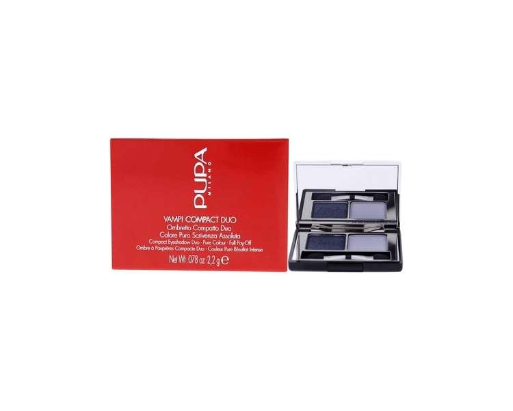 Pupa Vamp Compact Duo Eyeshadow 012 Magnetic Blue