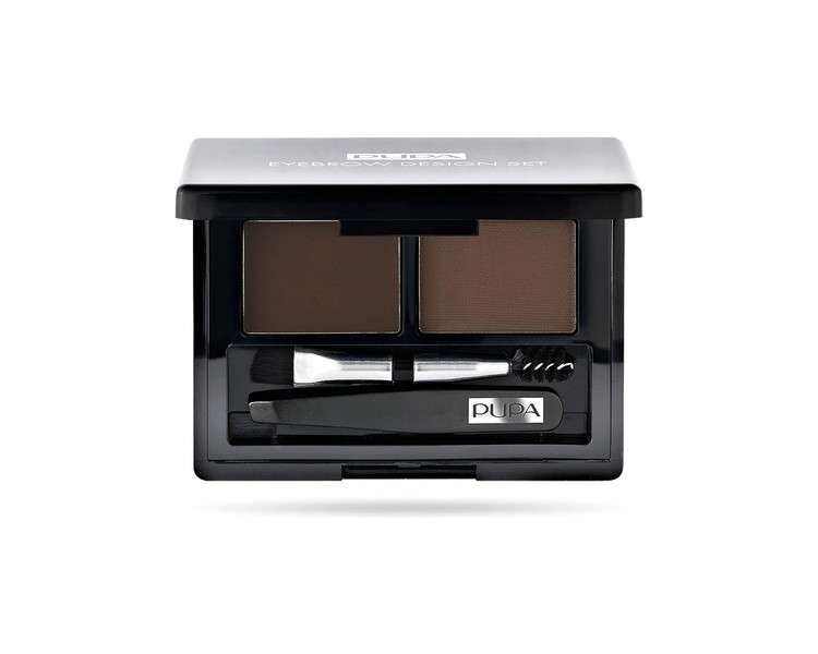 PUPA Milano Eyebrow Design Set 1.1g Dark Brown