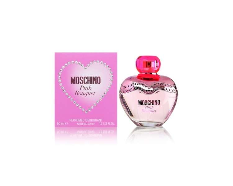 Moschino Pink Bouquet Perfumed Deodorant Spray for Women 1.7 oz