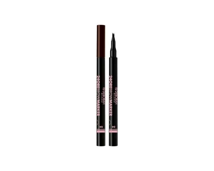 Deborah 24h Brow Marker 04 Brunette Eyebrow Pencil