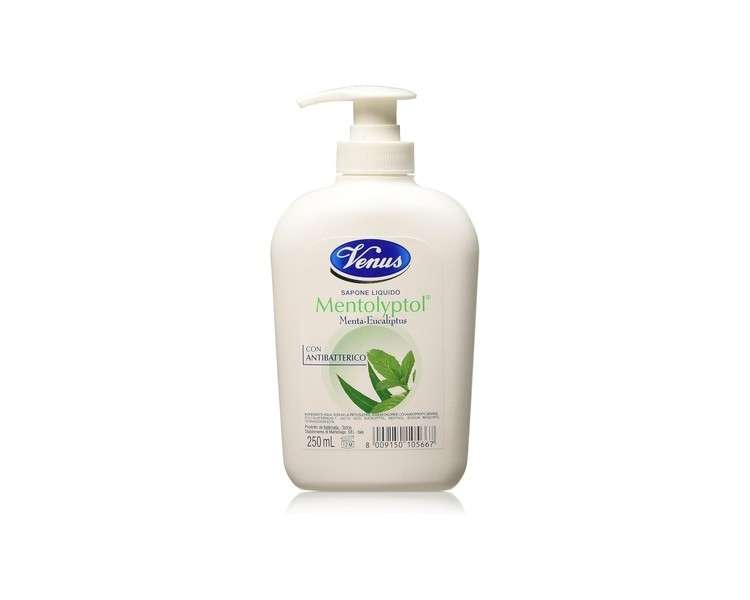 Venus Hand Soap Pump Antibacterial Mint & Eucalyptus 250ml