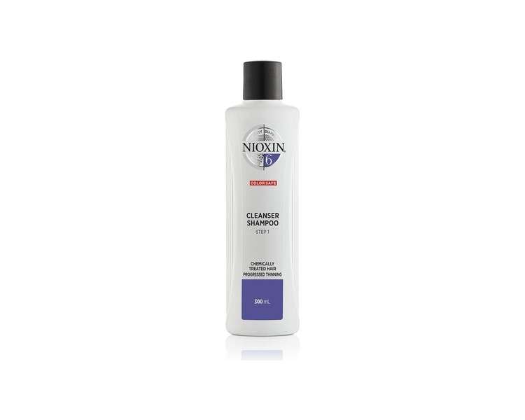 Nioxin 3-Part System 6 Chemically Treated Hair with Progressed Thinning Scalp & Hair Treatment Shampoo 300ml