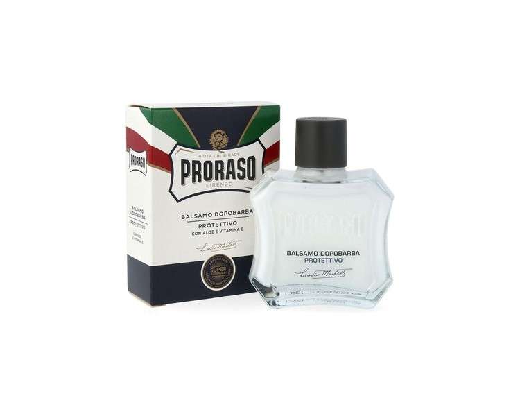 Proraso Protective Aftershave Balm with Aloe and Vitamin E 3.4oz