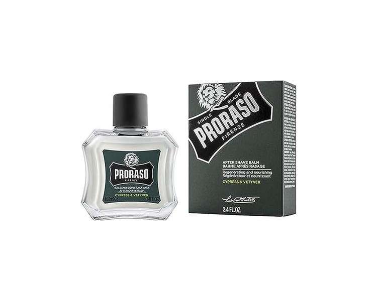 Proraso After Shave Balm Cypress & Vetyver 100ml and Wood and Spice After Shave Balm 100ml Bundle