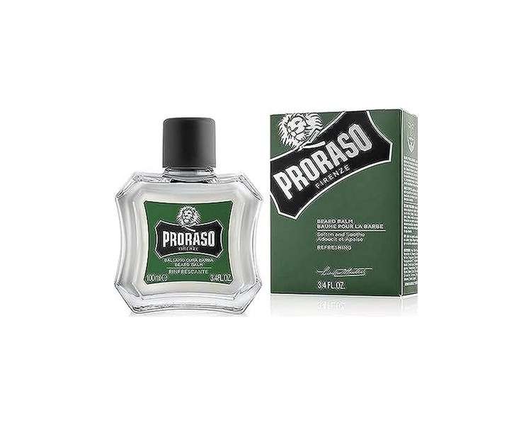 Proraso GREEN Refreshing Beard Balm with Menthol and Eucalyptus for Normal Skin 100ml