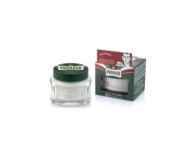 Proraso Pre Shave Cream Refreshing and Toning with Eucalyptus Oil and Menthol 100ml