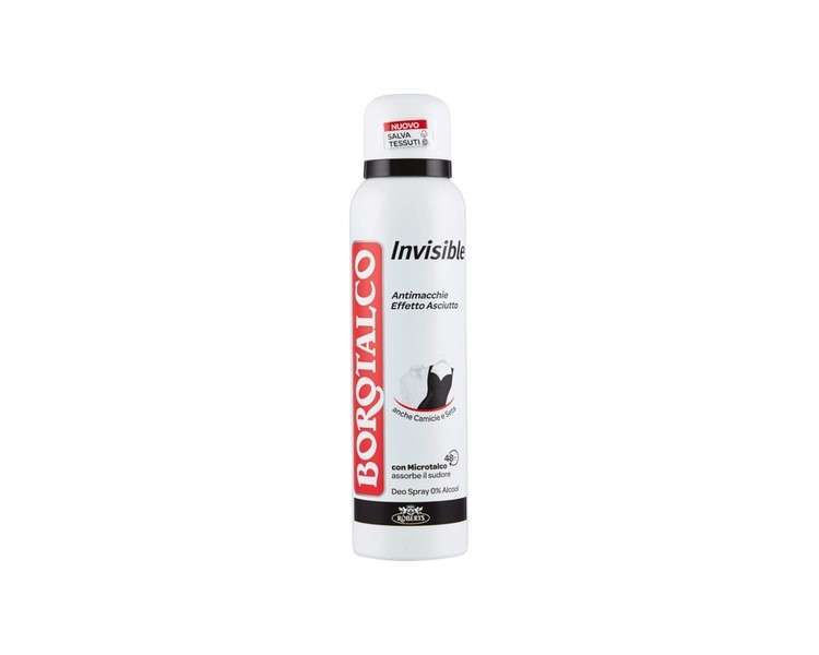 Borotalco Invisible Deodorant Spray for Women and Unisex