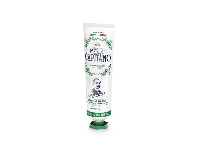 Pasta del Capitano 1905 Natural Herbal Toothpaste 75ml