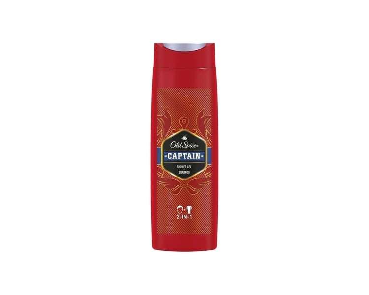 Old Spice Captain Shower Gel & Shampoo for Men 400ml