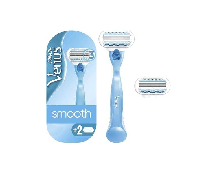 Gillette Venus Razor Handle + 3 Blade Refills