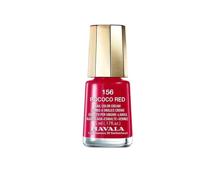 Mavala Nail Polish 156 Rococo Red 5ml