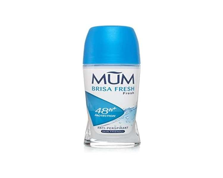 Mum Deodorant Azul Brisa Roll-On 50ml - Pack of 2