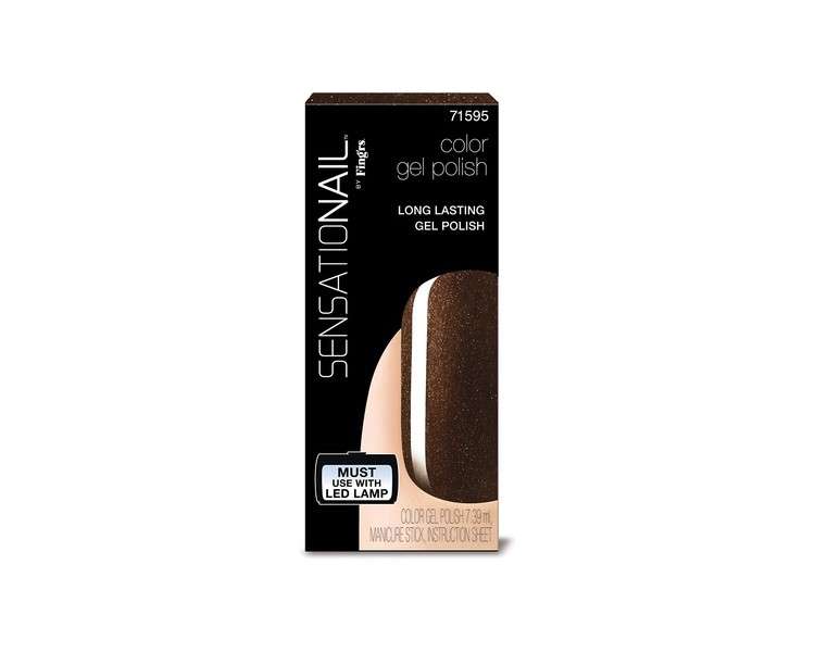 Sensationail Original Nail Polish Gel Espresso Bean