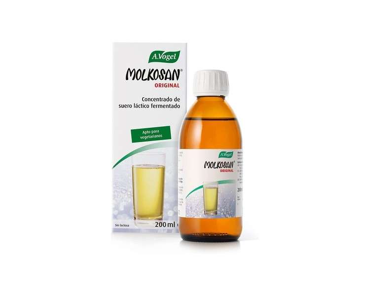 A.Vogel Molkosan Original 200ml Concentrated Whey L+ Lactic Acid Suitable for Vegetarians