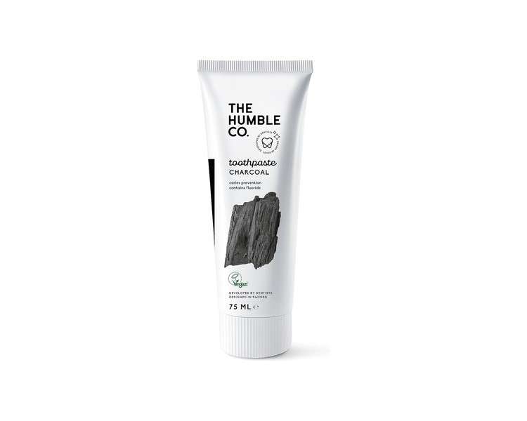 Humble Natural Toothpaste with Fluoride Charcoal 75ml