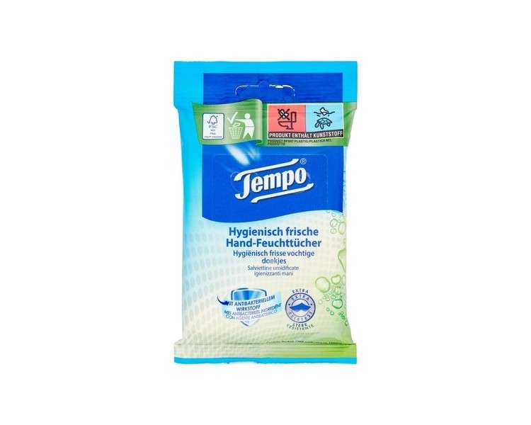 Tempo Fresh To Go Wipes 10 Tissues