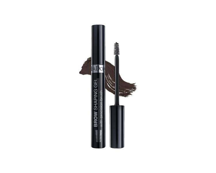 IsaDora Eyebrow Gel Brown Precision Fixing Eye Brow Gel Vegan Eyebrow Tint Setting Gel Volumising Fibre Gel Formula for Fuller Thicker Brows 5.5ml