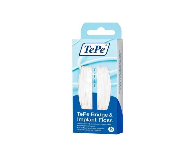 TePe Bridge & Implant Floss 30 Pieces