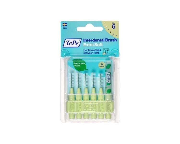 TEPE Interdental Brush Extra Soft 0.8mm 6 Units