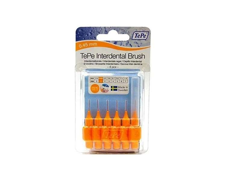 TePe Interdental Brushes Orange 0.45mm