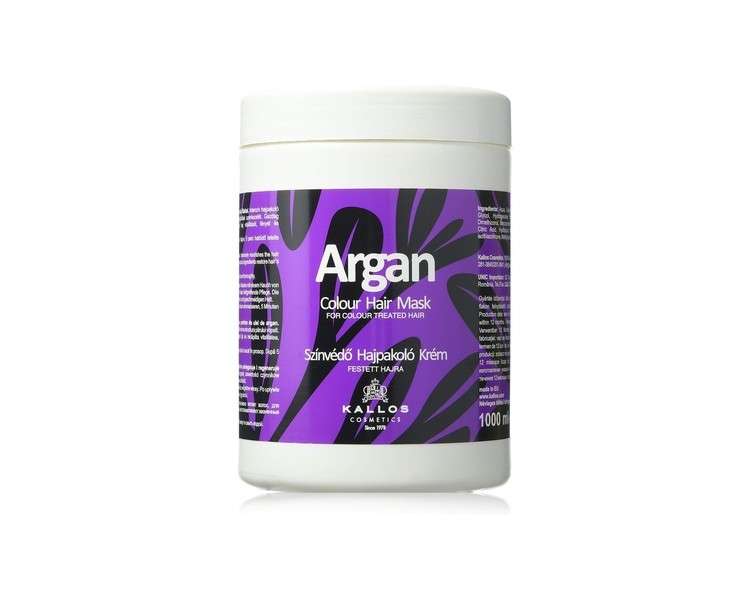 Kallos Argan Hair Mask for Colored Hair 1000ml