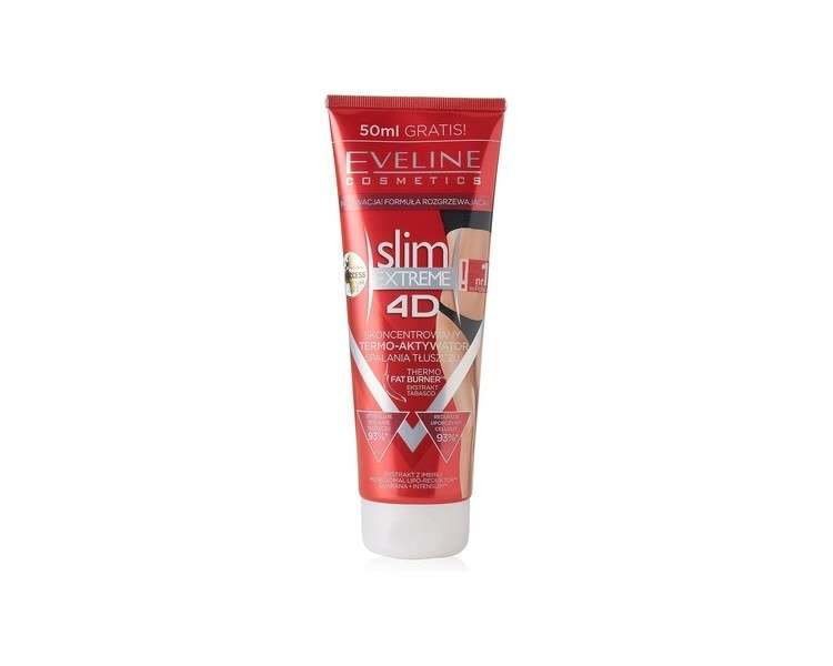 Eveline Cosmetics Slim Extreme 3D Thermoactive Anti-Cellulite Slimming Fat Burning Cream for Women 250ml