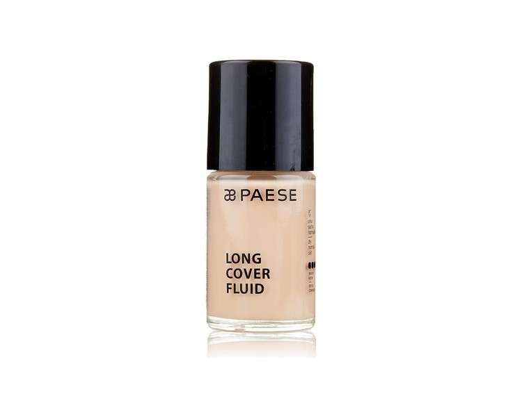 Paese Cosmetics Long Cover Fluid Foundation 01 Light Beige 30ml