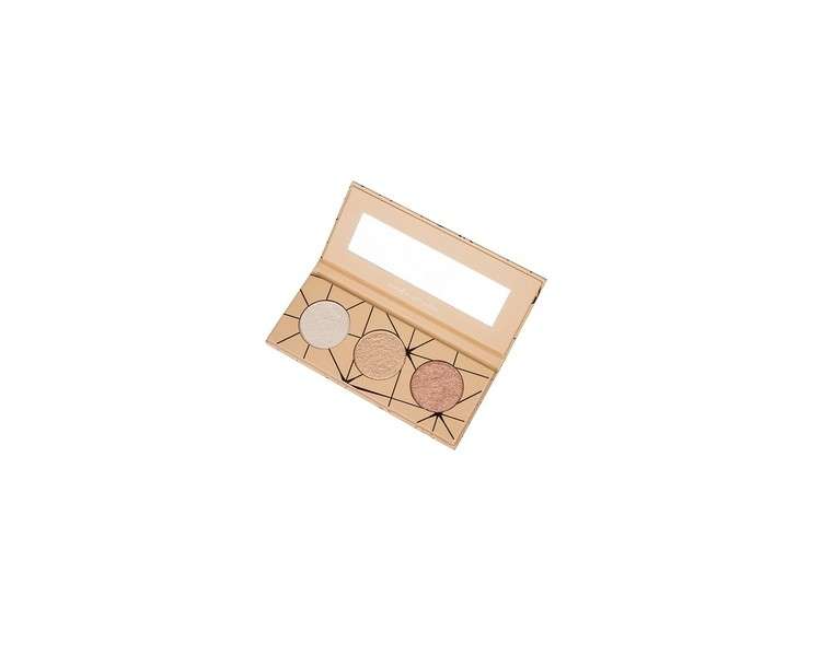 Glow Trio Eyeshadow Makeup Palette - Perfect Creamy Texture - Brightening Effect