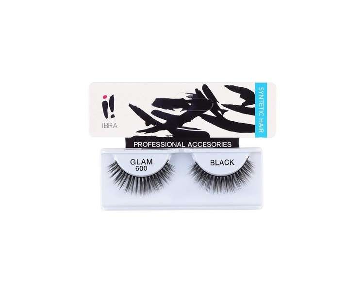 GLAM 600 IBRA Makeup Artificial Eyelashes with Eyelash Band